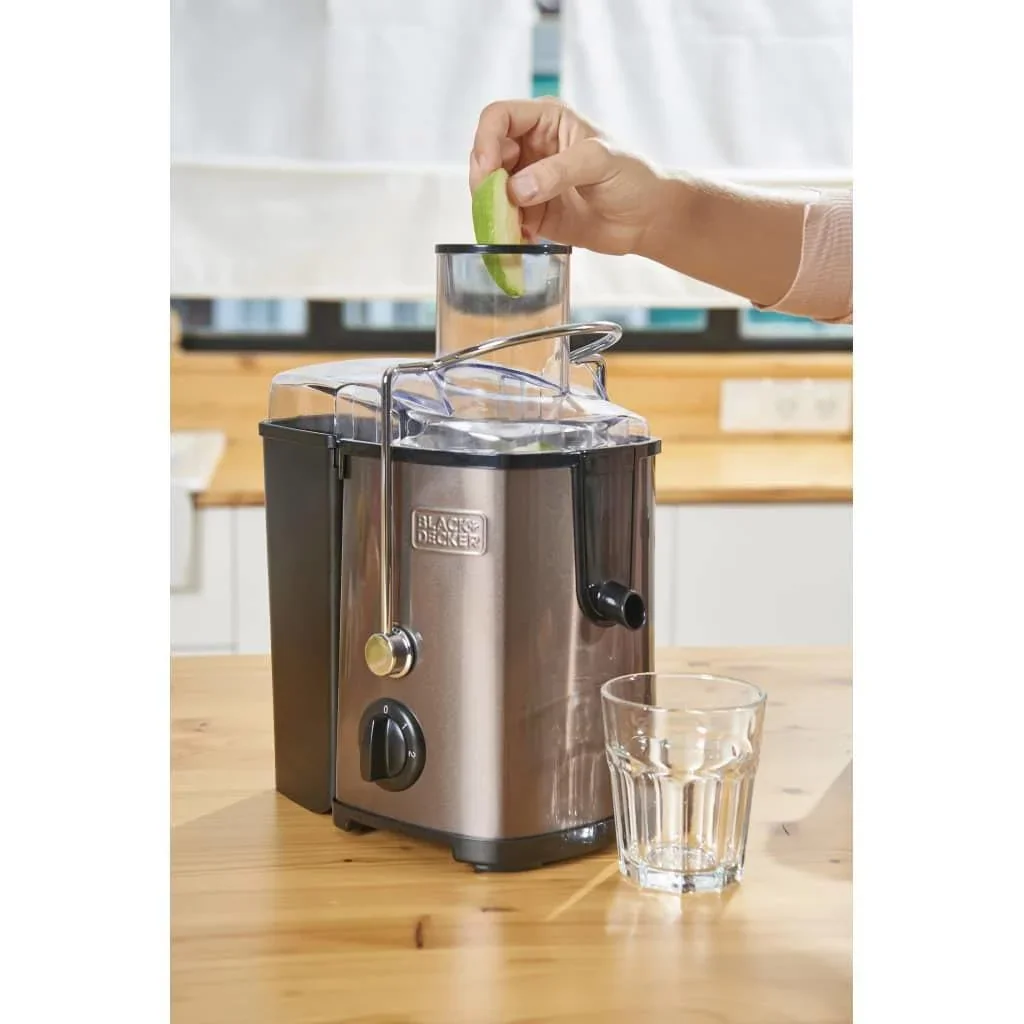 Entsafter BXJE600E - Große Öffnung - Edelstahl - 600W - 1