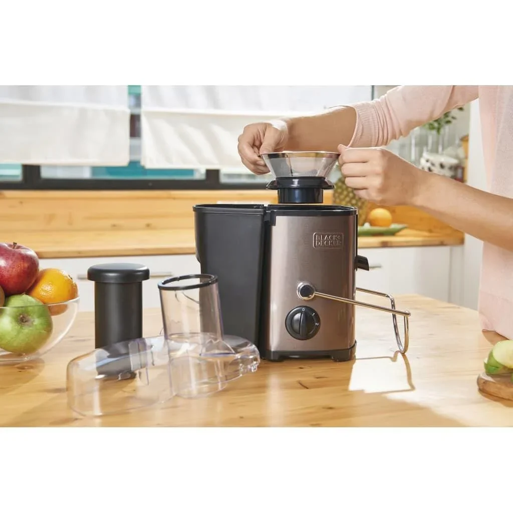 Entsafter BXJE600E - Große Öffnung - Edelstahl - 600W - 2