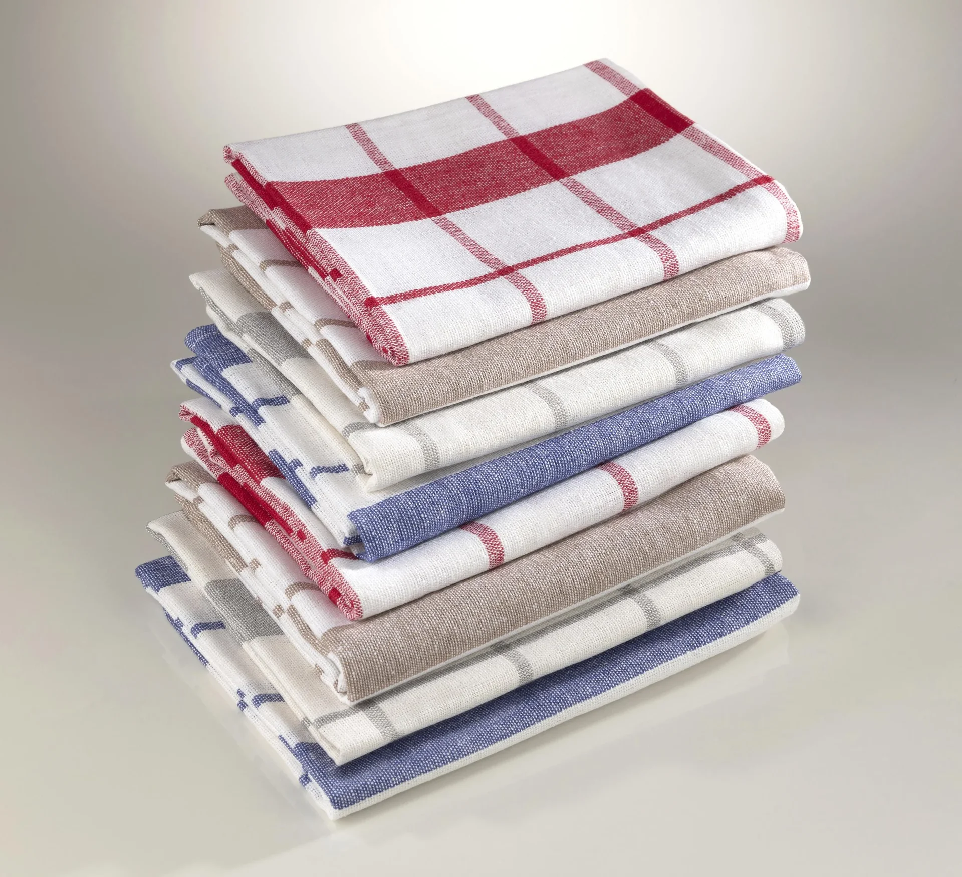 Geschirrtücher, gemustert, 50 x 70 cm, 8 Stück - 1