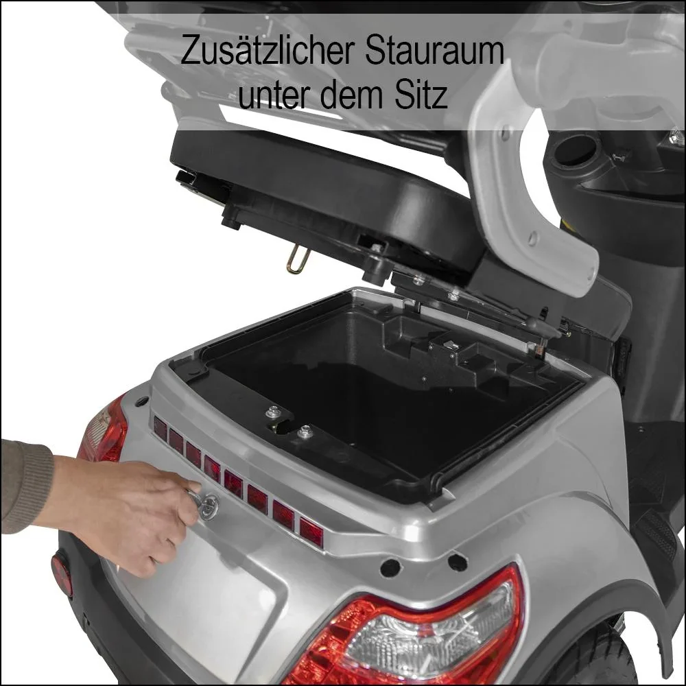 3-Rad E-Mobil Bologna 25 km/h rot - 0