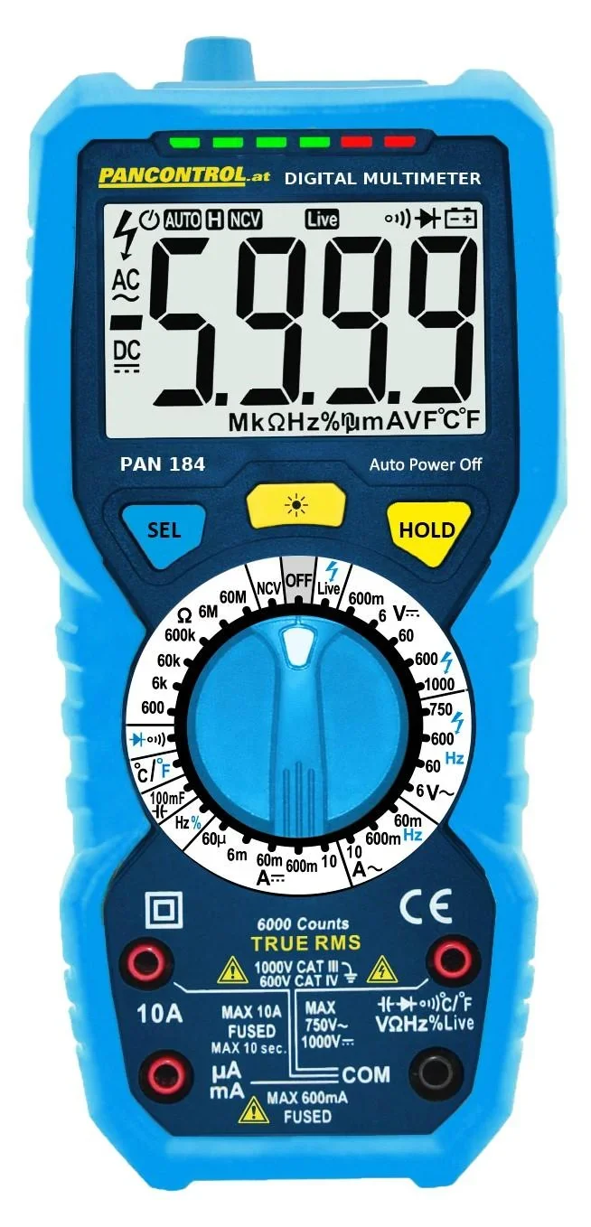 Digital Multimeter 1000V True RMS - 5