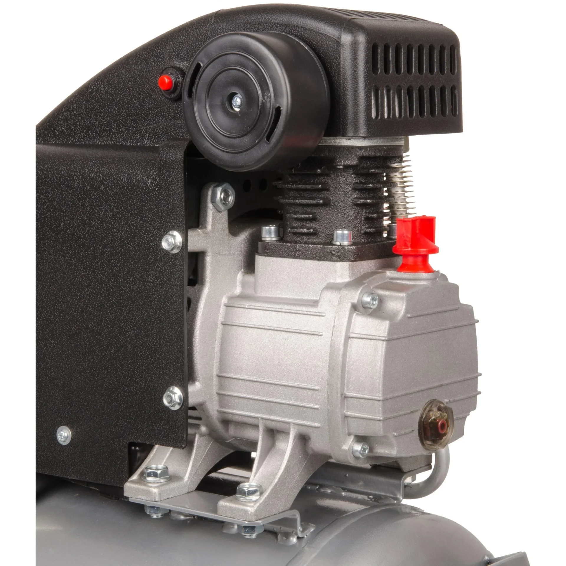 CRM1044 Kompressor - 750W - 1.1 PS - 8 Liter - Max. 8 bar - Inkl. 1/4 Inch universale Abkürzung und 2 Manometern - 1