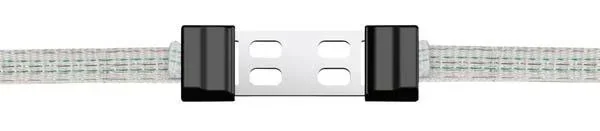 Bandverbinder "LitzClip", 12,5 mm, Edelstahl, 5 Stück - 0