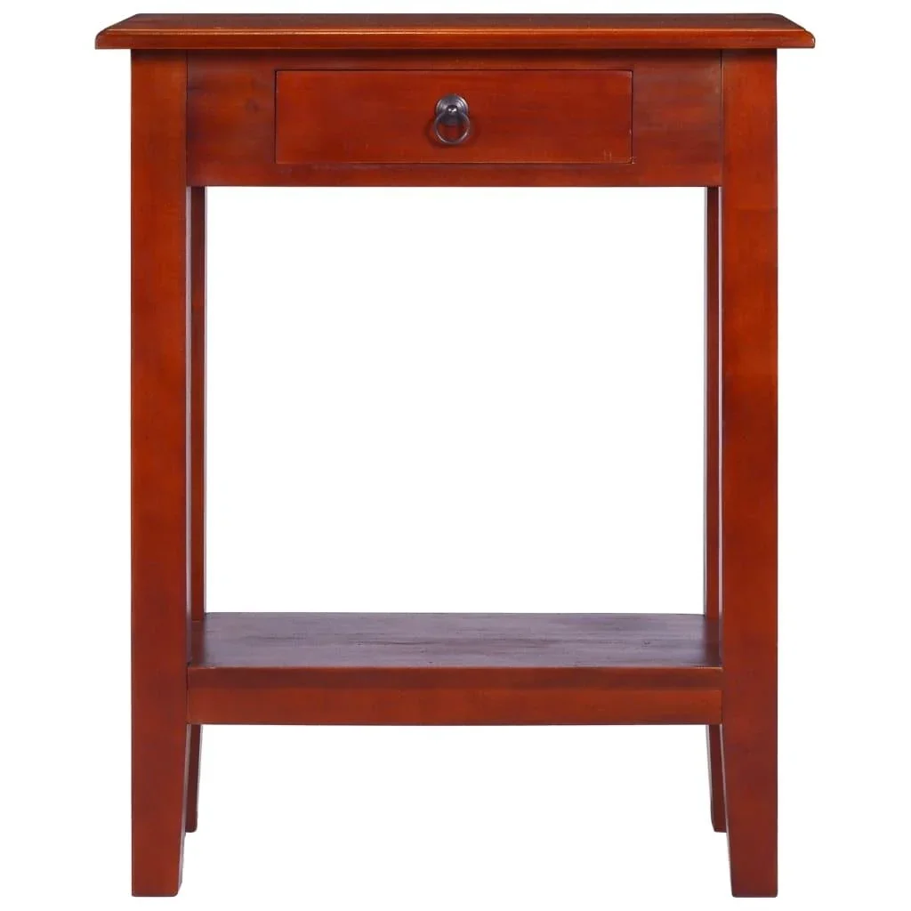 Wandtisch 60x30x75 cm Mahagoni massiv classic braun - 1