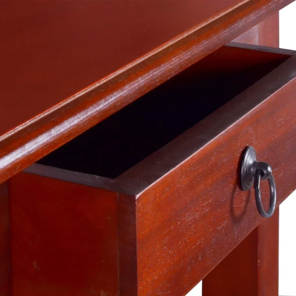 Wandtisch 60x30x75 cm Mahagoni massiv classic braun - 2