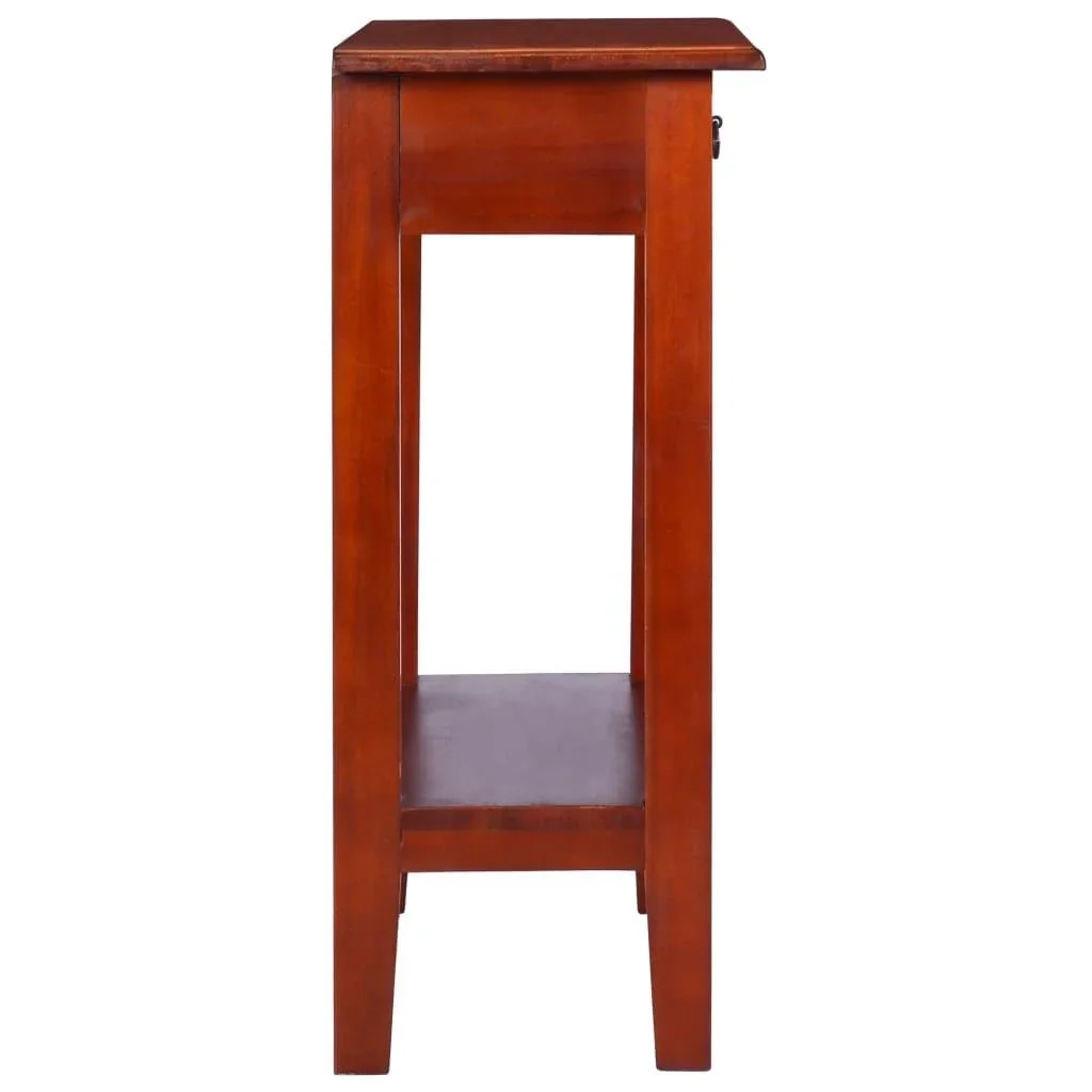 Wandtisch 60x30x75 cm Mahagoni massiv classic braun - 3