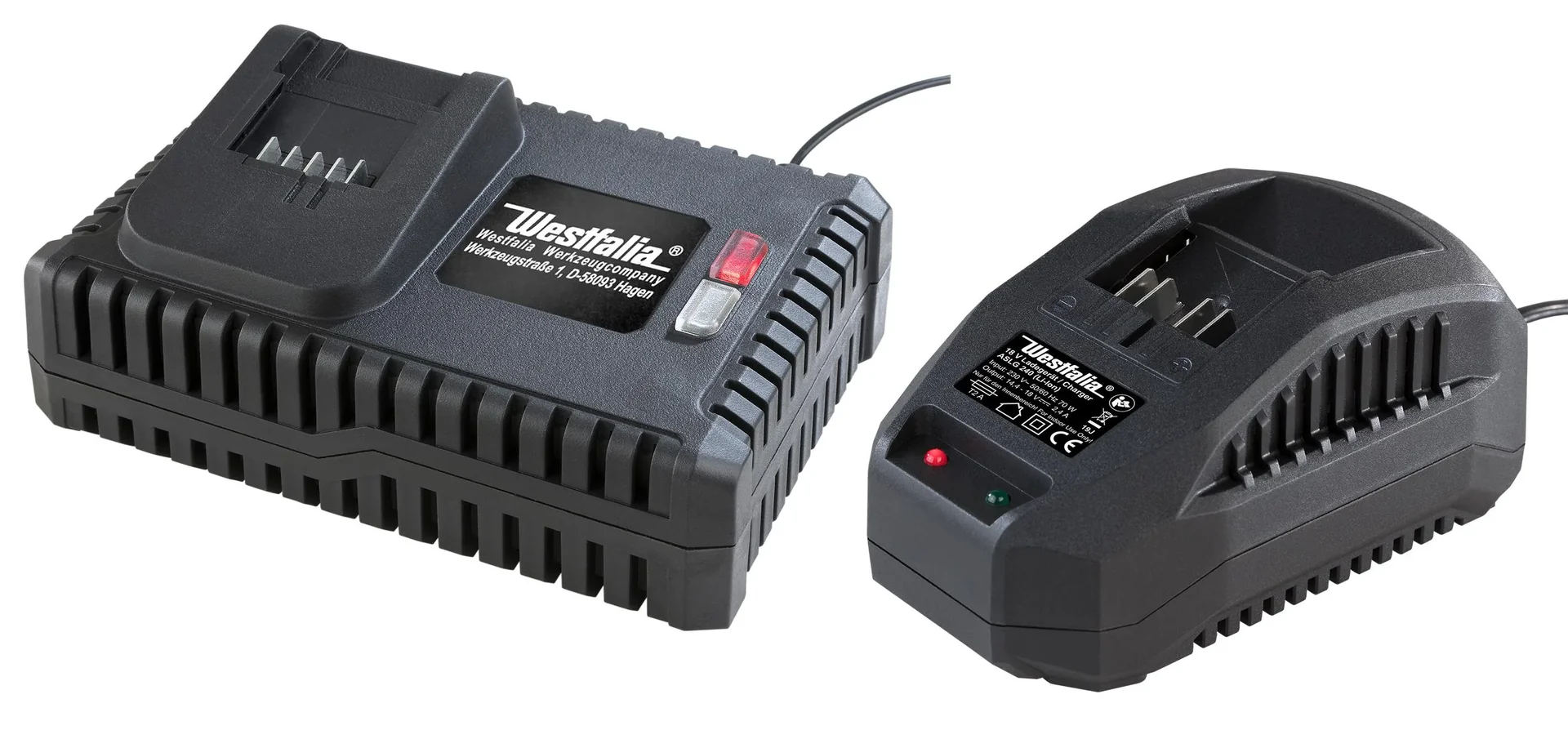 Ladegerät ALG 18 V Li-Ion, 2,4 Ah + Schnellladegerät ASLG 18 V Li-Ion, 3,0 Ah - 1