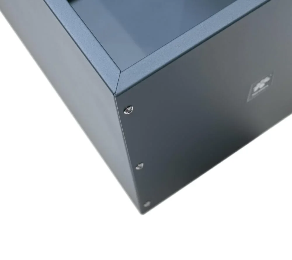 Metall Hochbeet Pflanzkasten 100x50x50 cm Anthrazit - 1