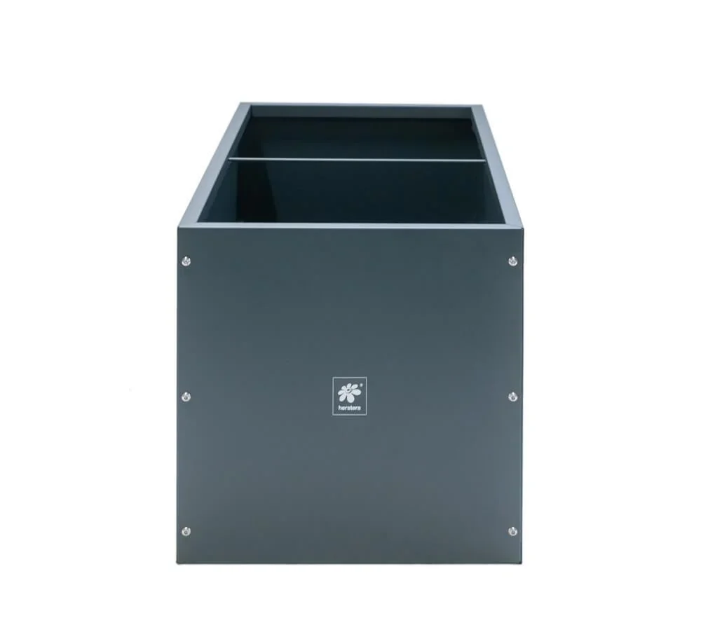 Metall Hochbeet Pflanzkasten 100x50x50 cm Anthrazit - 3