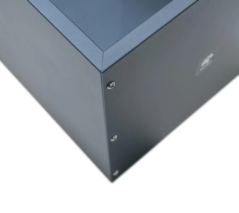 Metall Hochbeet Pflanzkasten 100x50x50 cm Anthrazit - 8