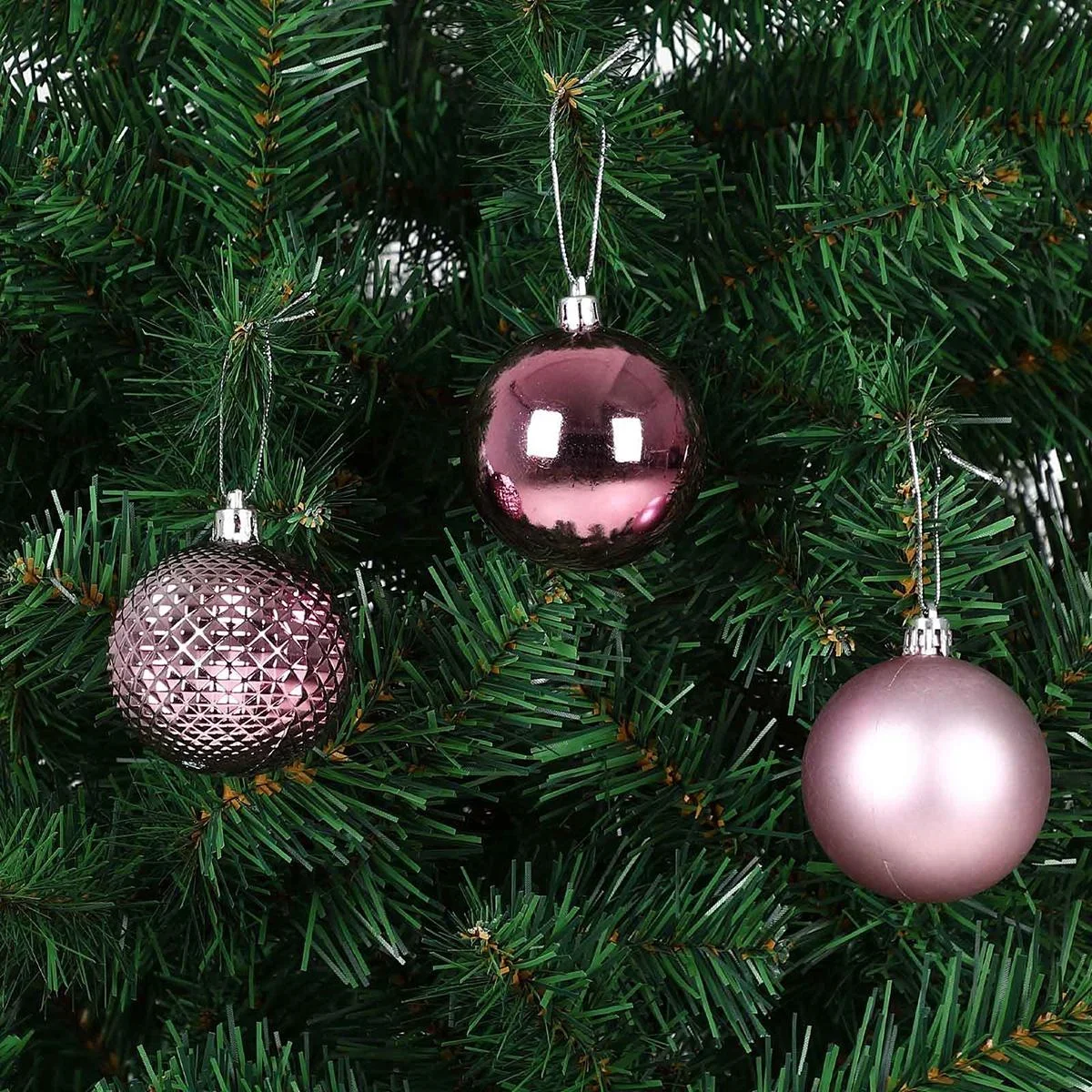 Christbaumschmuck - Christbaumschmuck Rosa 66 Stk. - 5