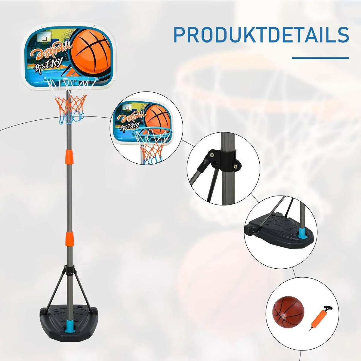 Basketball Set für Kinder bunt - 1