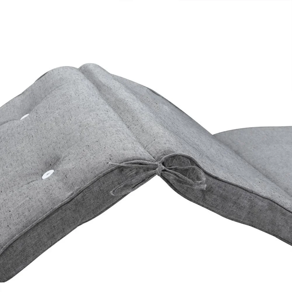 Garten-Kissen - Für Liege - 196x55x5cm - Grau - 2