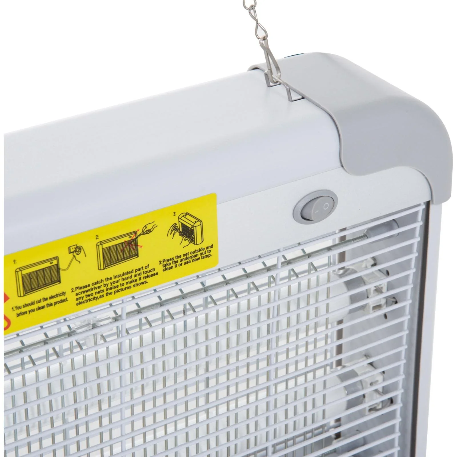 Insektenvernichter Mückenschutz elektrisch 20W Grau 37,5 x 8,5 x 26,5cm - 3