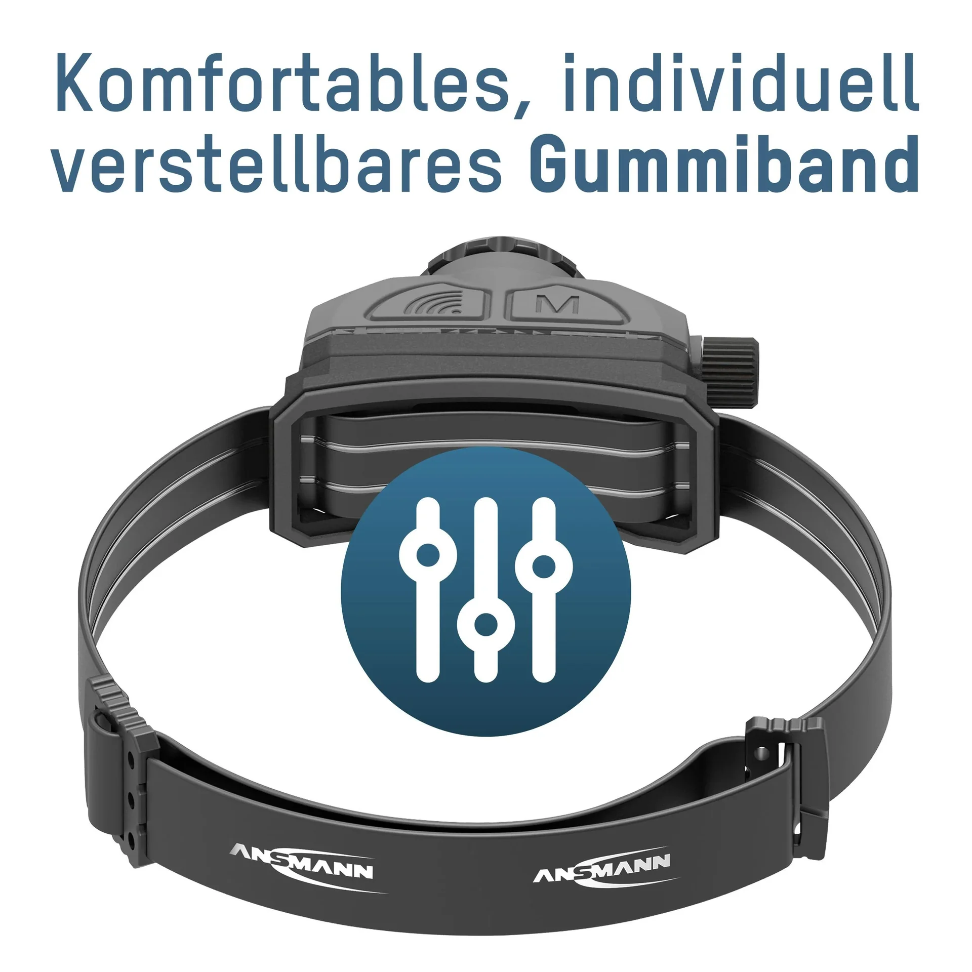 Kopfleuchte mit Gestensteuerung, wiederaufladbar, dimmbar, fokusierbar - 2