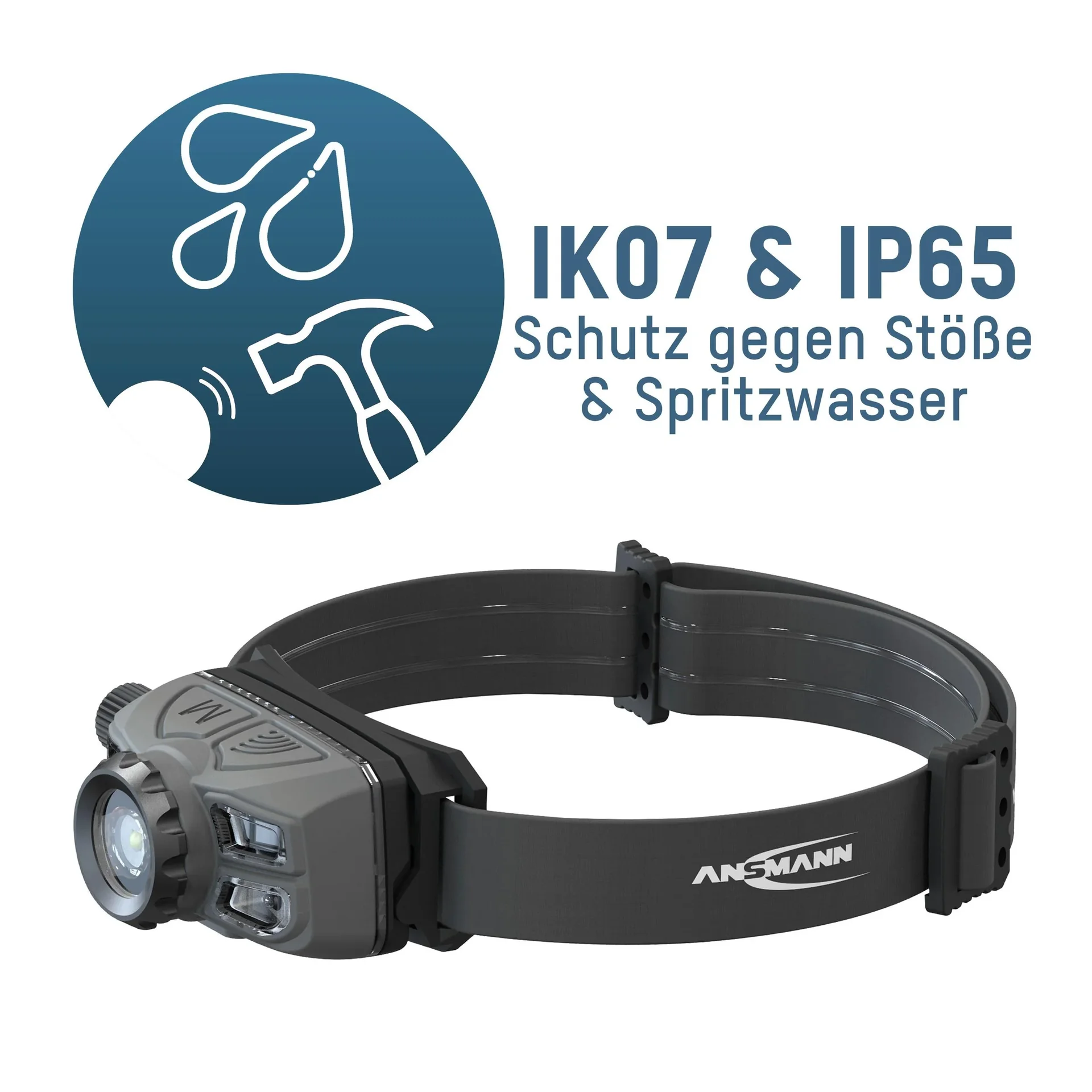 Kopfleuchte mit Gestensteuerung, wiederaufladbar, dimmbar, fokusierbar - 11