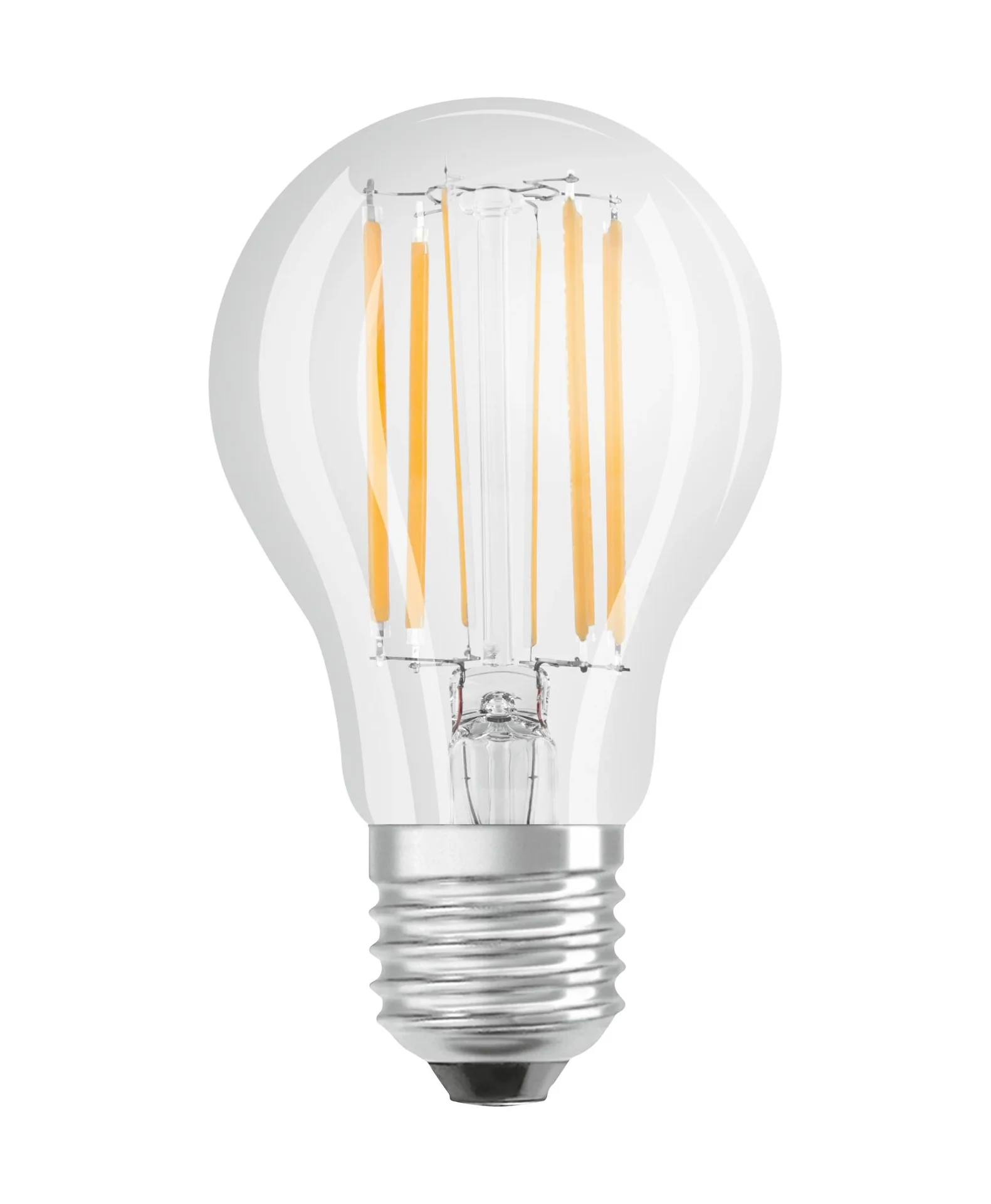 LED SUPERSTAR FILAMENT Lampe mit 9 Watt, E27, warmweiß, klar, dimmbar - 0