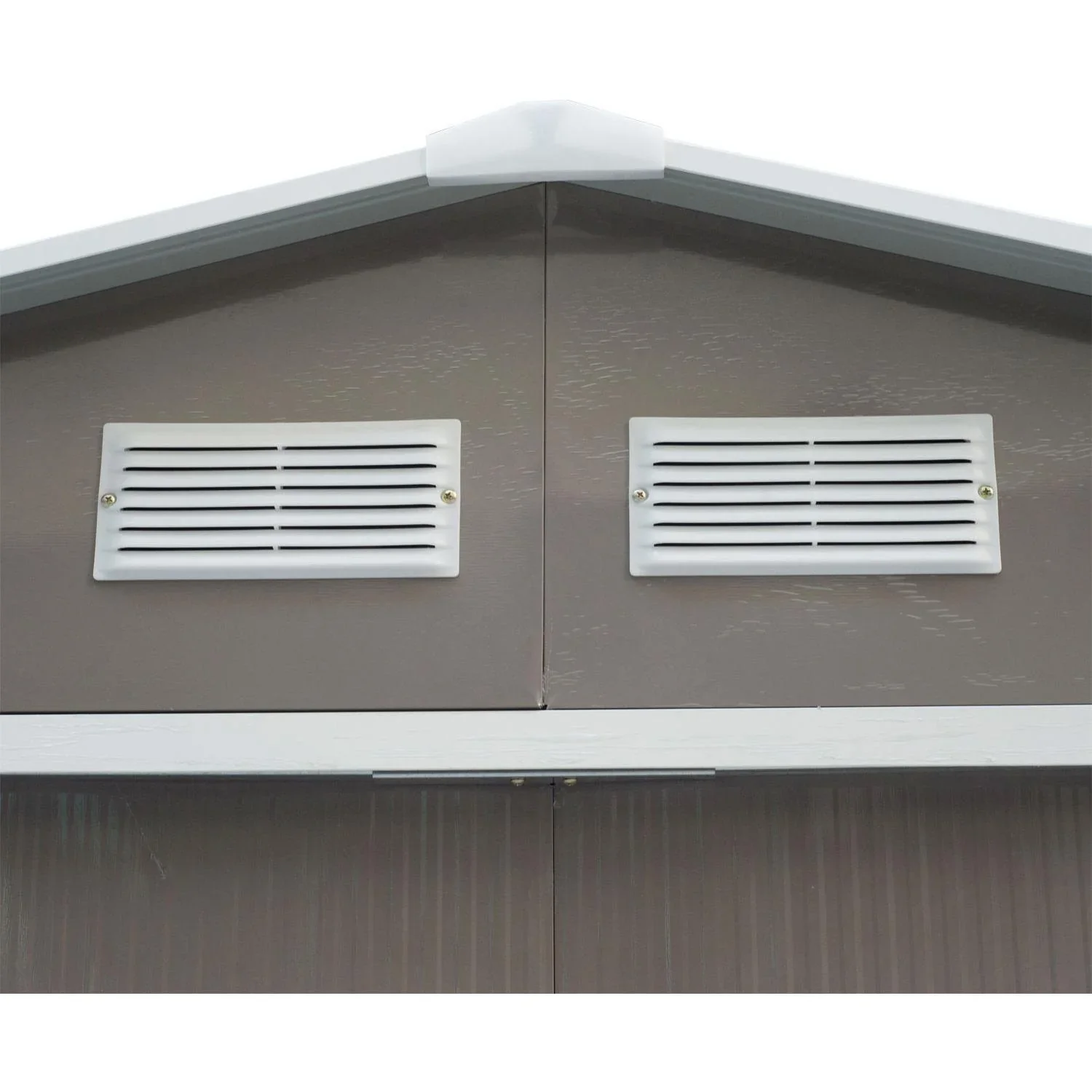 Metall Gerätehaus / Gartenschuppen 277 x 191x 192 cm, grau - 2