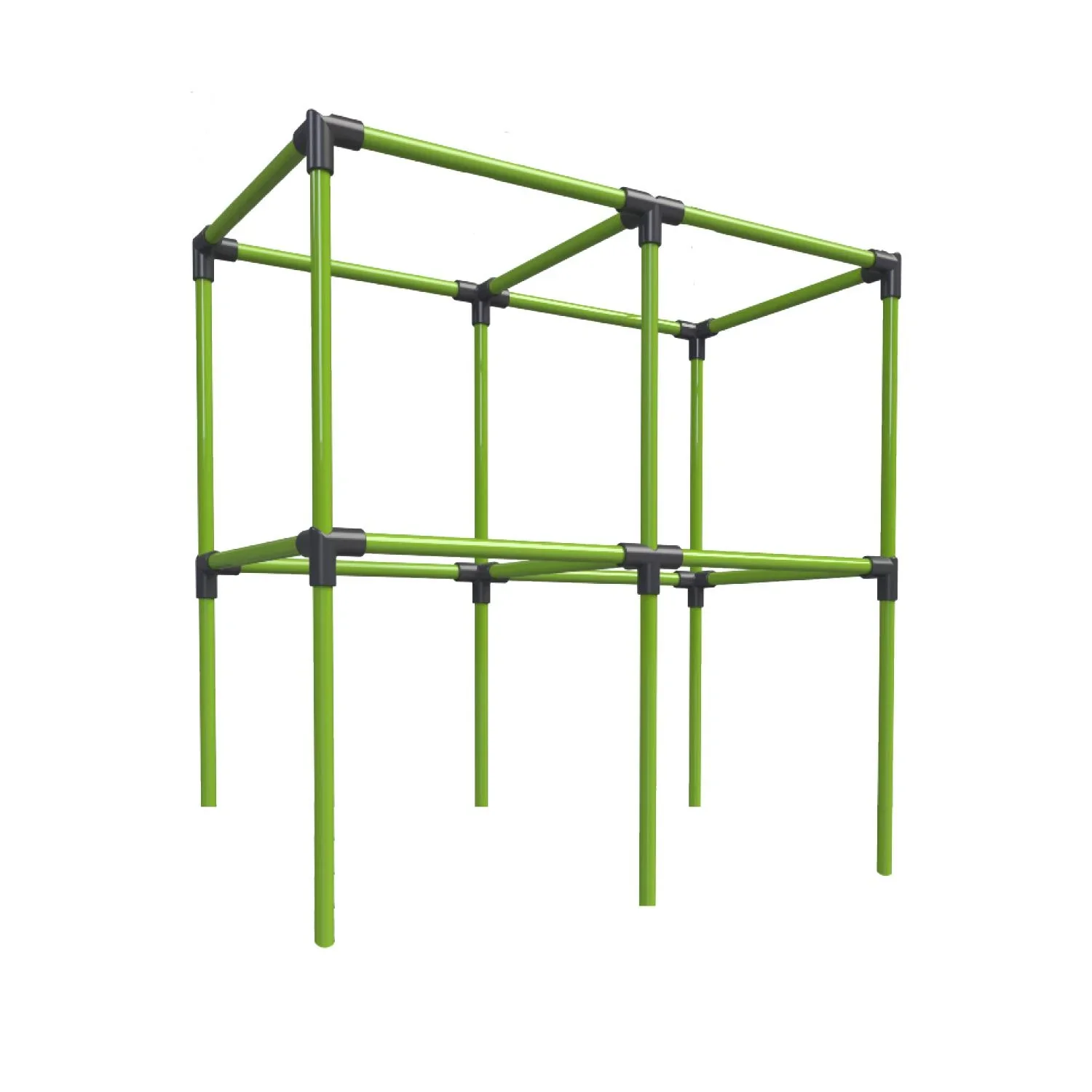 Erweiterungsset, Rankgerüst für 949797 Hochbeet „City Jungle Heidelberg“, Verlängerung, Kunststoff, Grün - 0