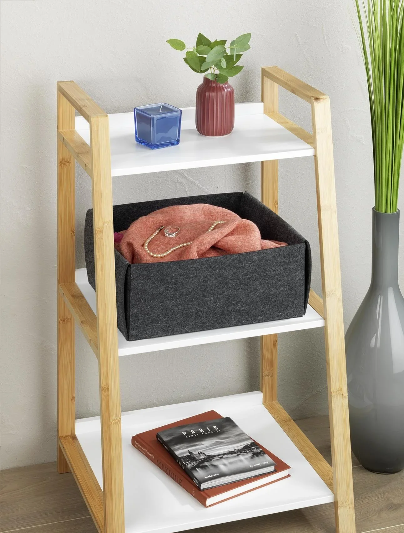 Filzkörbchen, faltbar, Größe L - 4