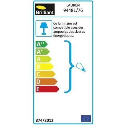 Deckenleuchte Lauren industriell Holzschwarz 40W Ø 25 cm - 1
