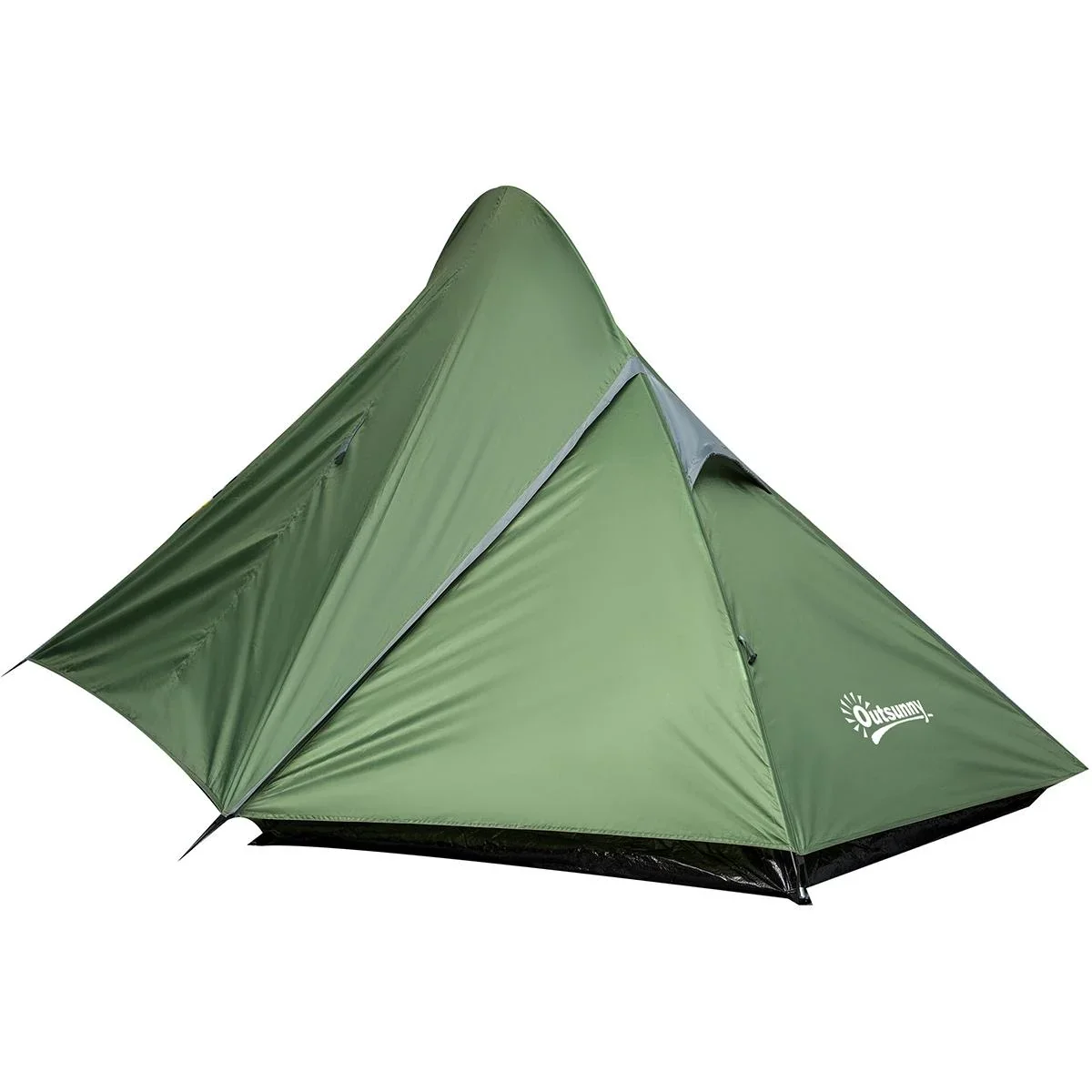 Campingzelt für 2 Personen dunkelgrün - 8