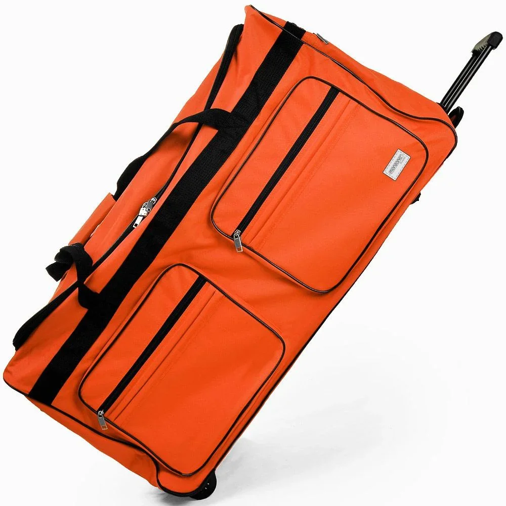 XXL Reisetasche mit Trolleyfunktion orange 160 L - 7