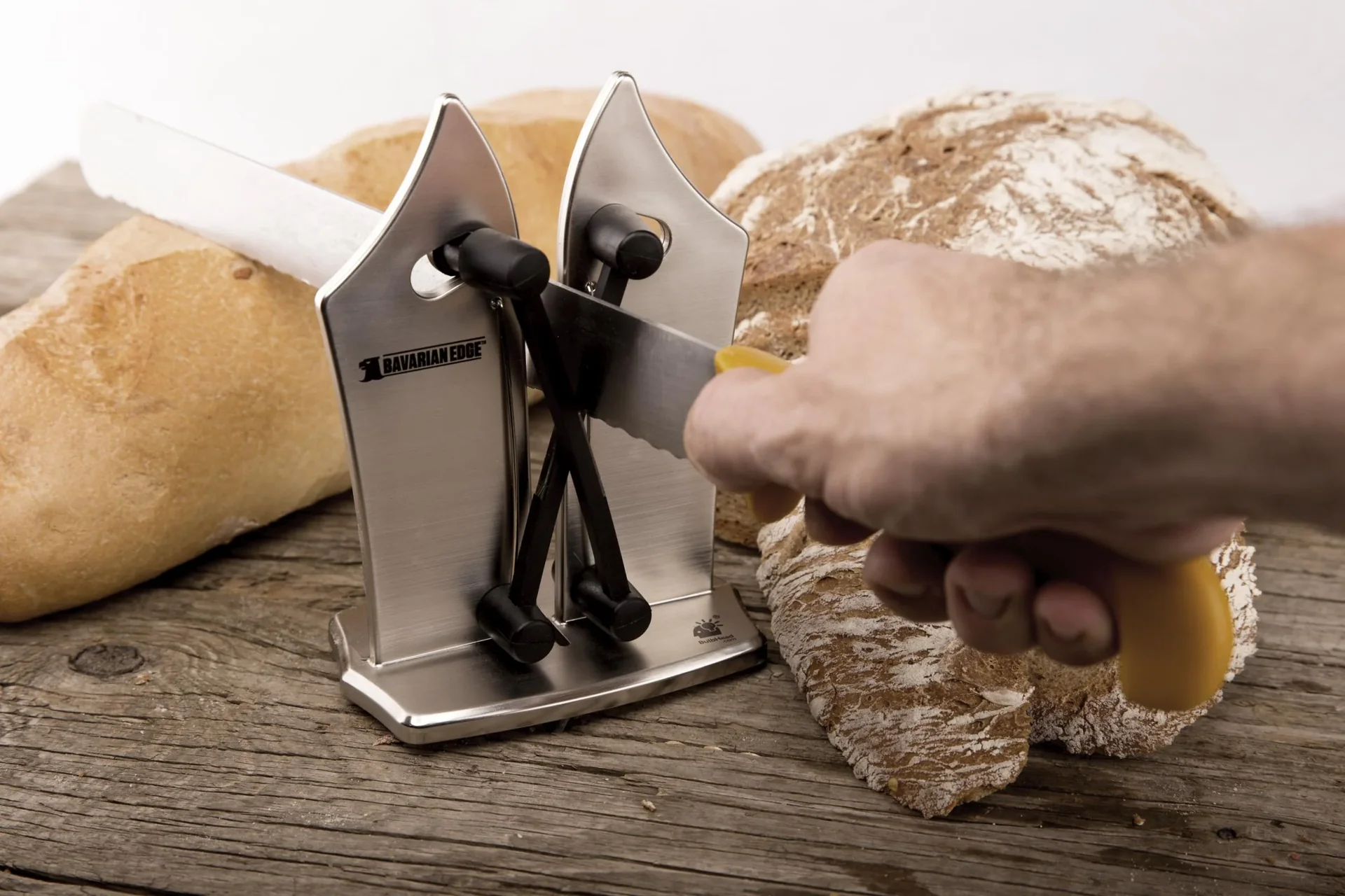 Messerschärfer "Bavarian Edge", Silberfarben - 1