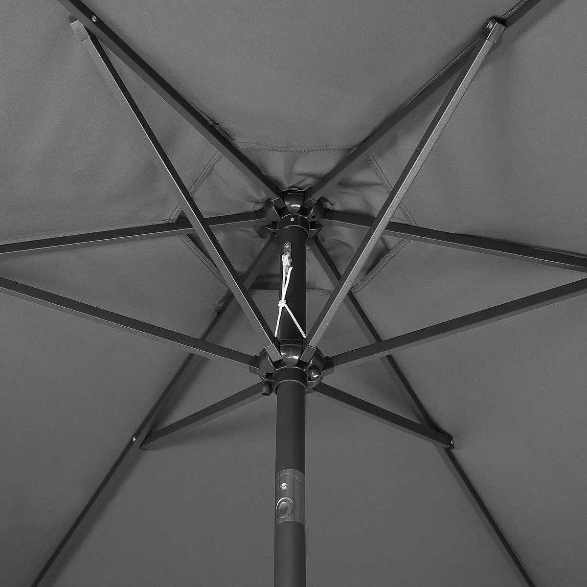 Sonnenschirm Anthrazit Alu 300cm UV-Schutz 40+ - 4