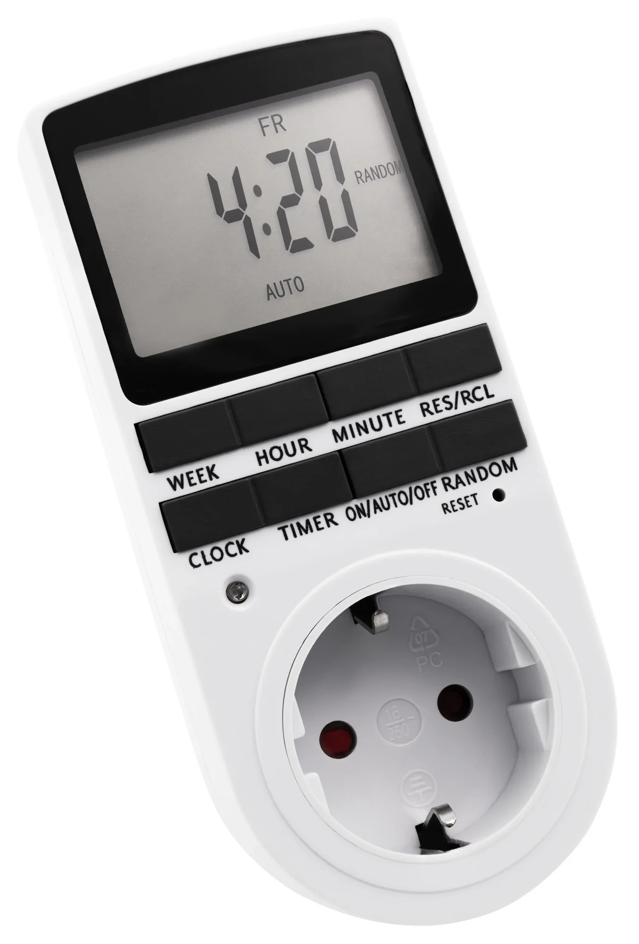 Digitale Zeitschaltuhr mit 10 Schaltprogrammen - 0