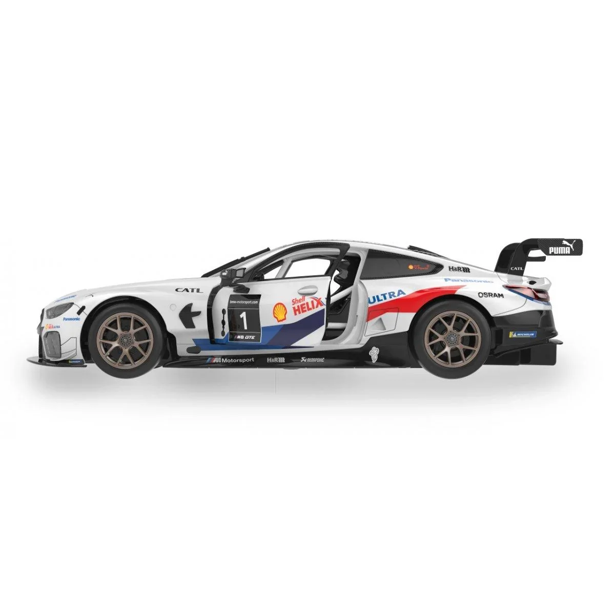 BMW M8 GTE 1:18 weiß 2,4GHz Bausatz - 0
