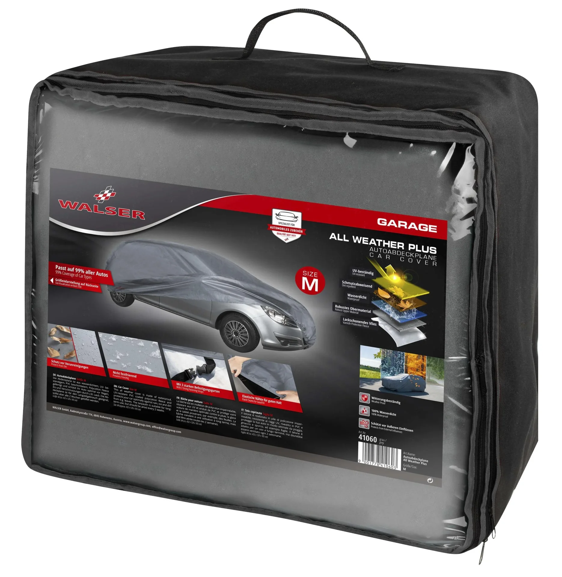 All Weather Plus - Größe M - 432x165x120 cm - PVC beschichtet - 4