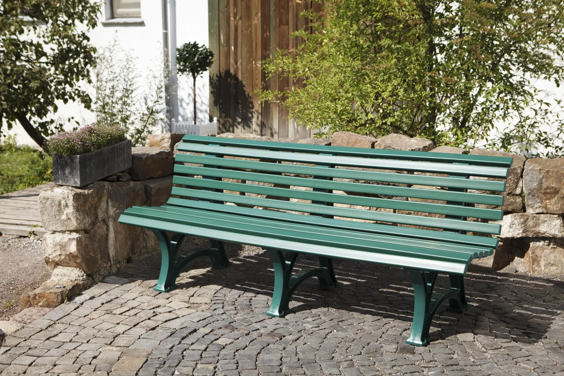 Gartenbank Borkum grün - 0