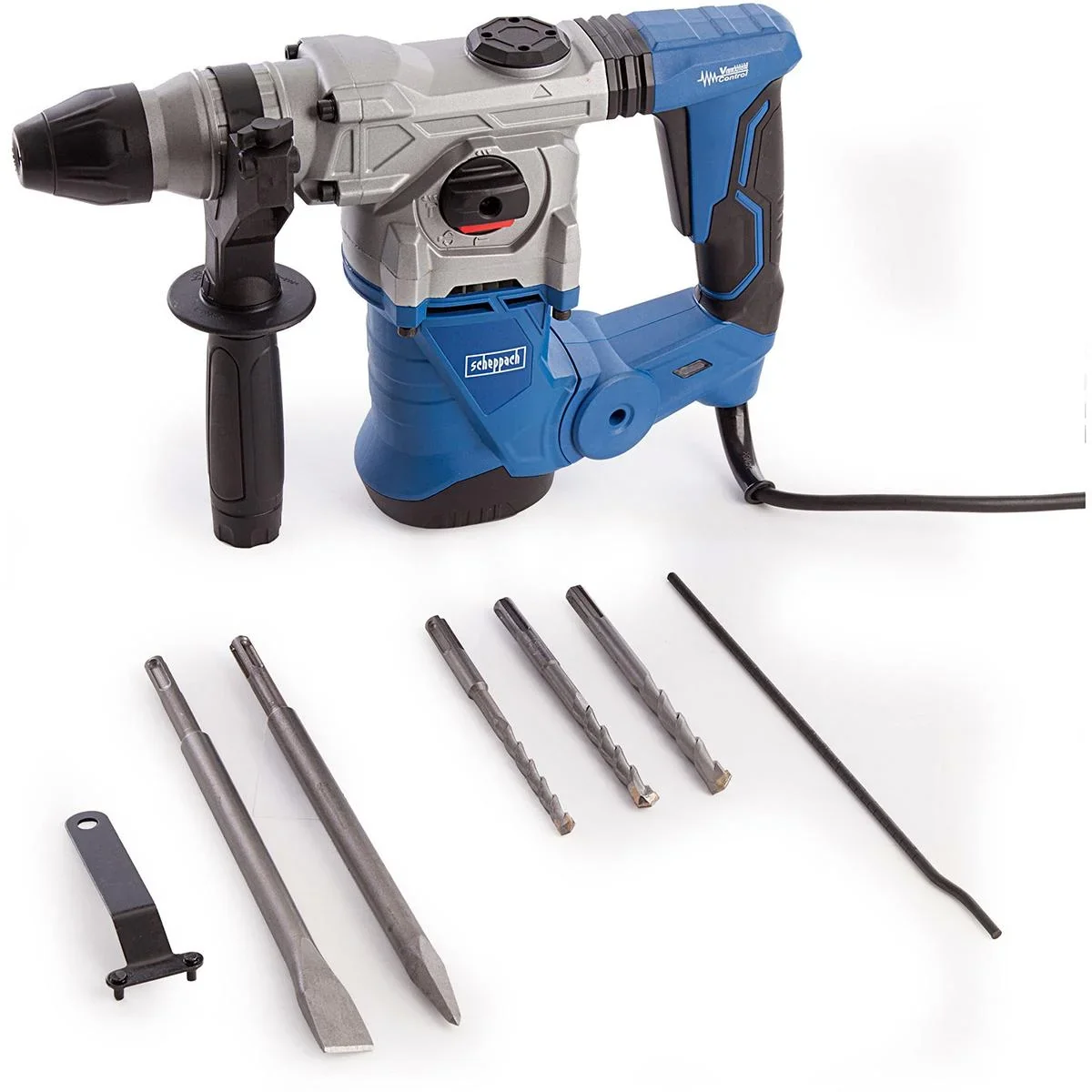 Bohrhammer DH1300PLUS - 1250 W | 5J | Inkl. Koffer, Meißel und Bohrer - 0