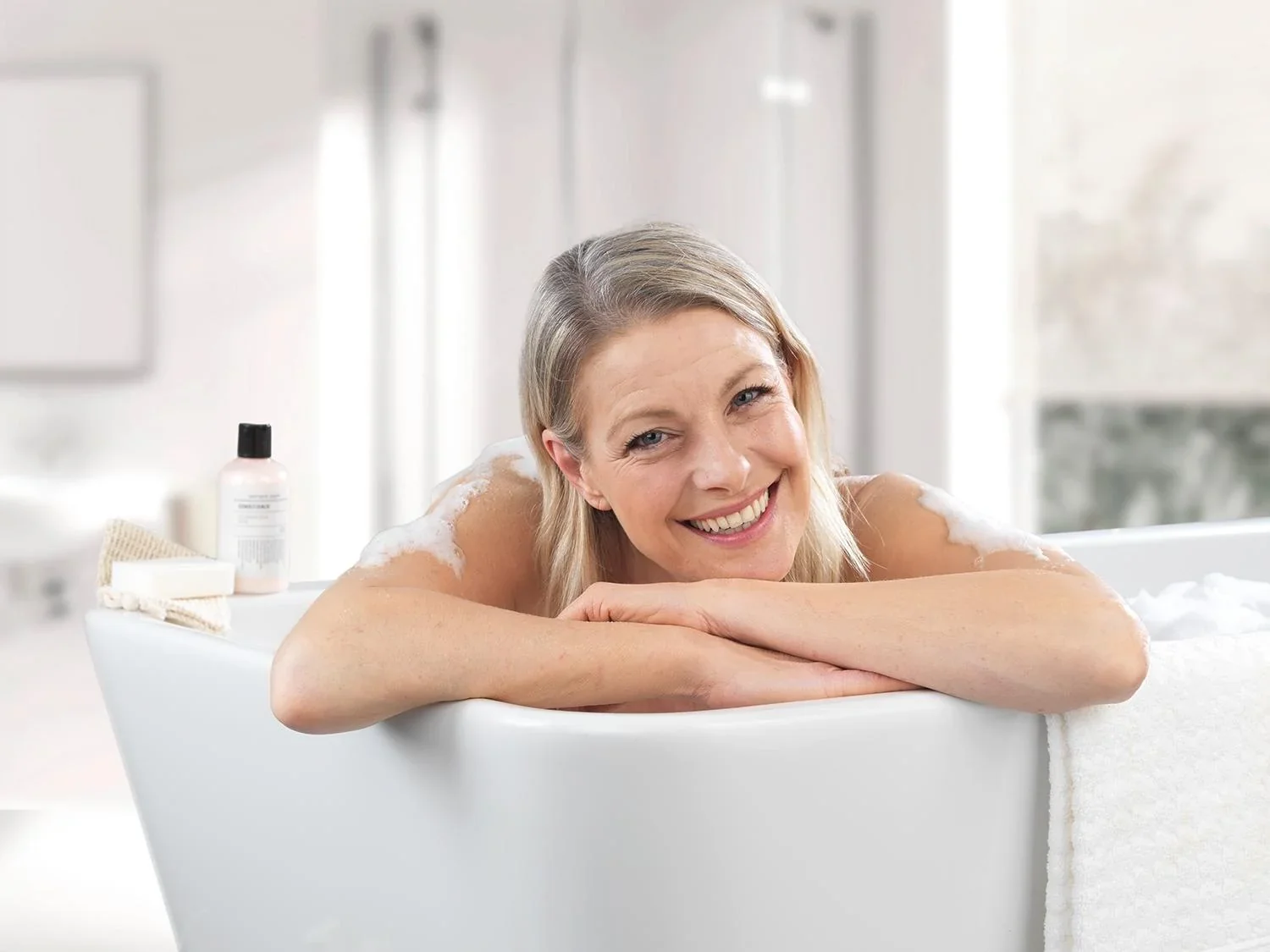 Badewannenmatte mit Kissen - 1