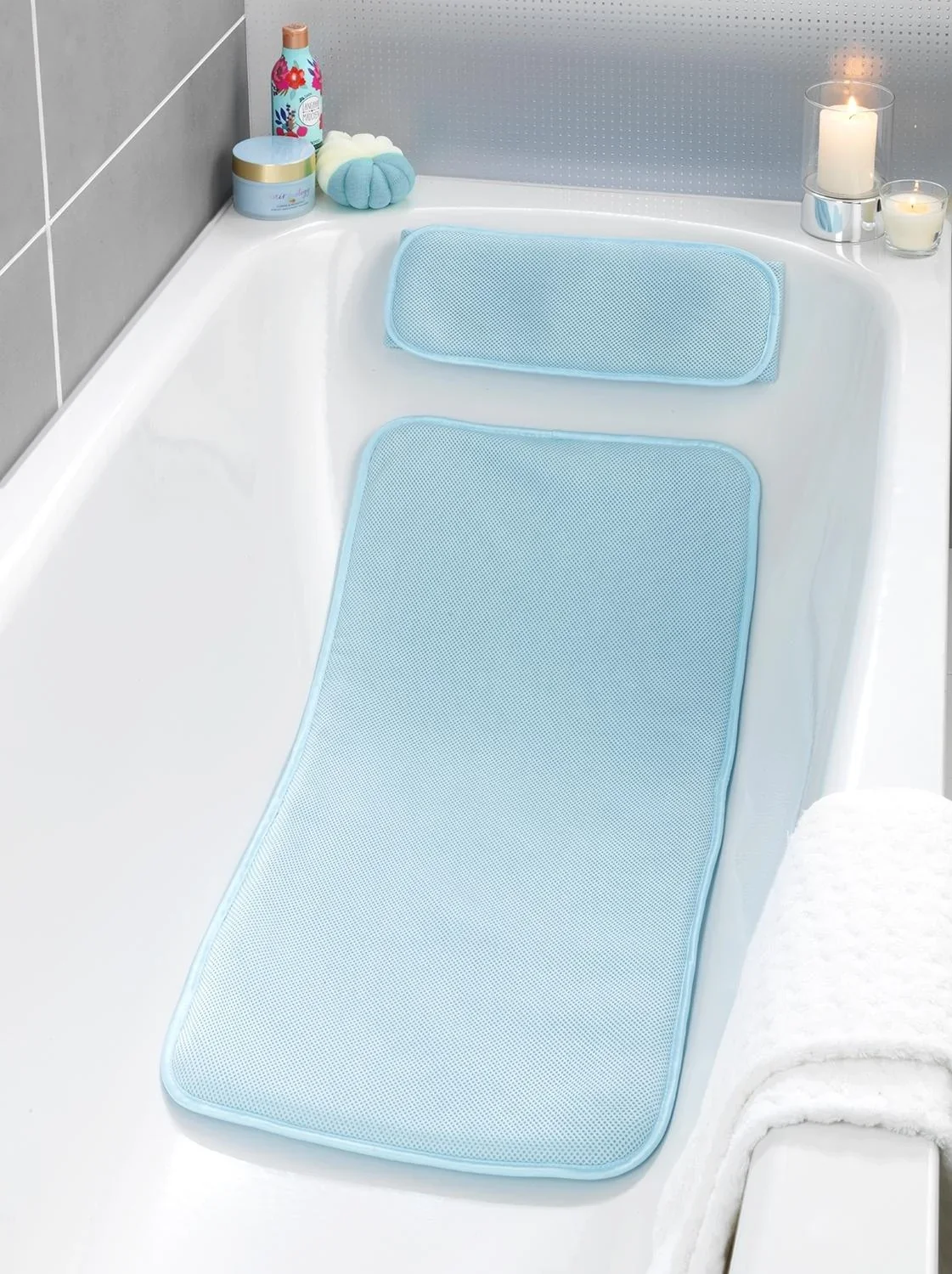 Badewannenmatte mit Kissen - 3