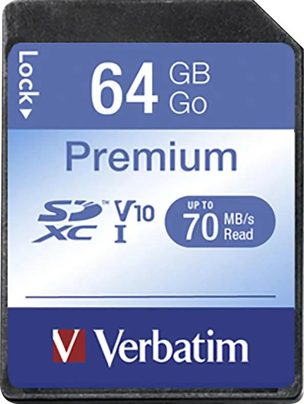 64 GB SDXC Premium Speicherkarte - 1