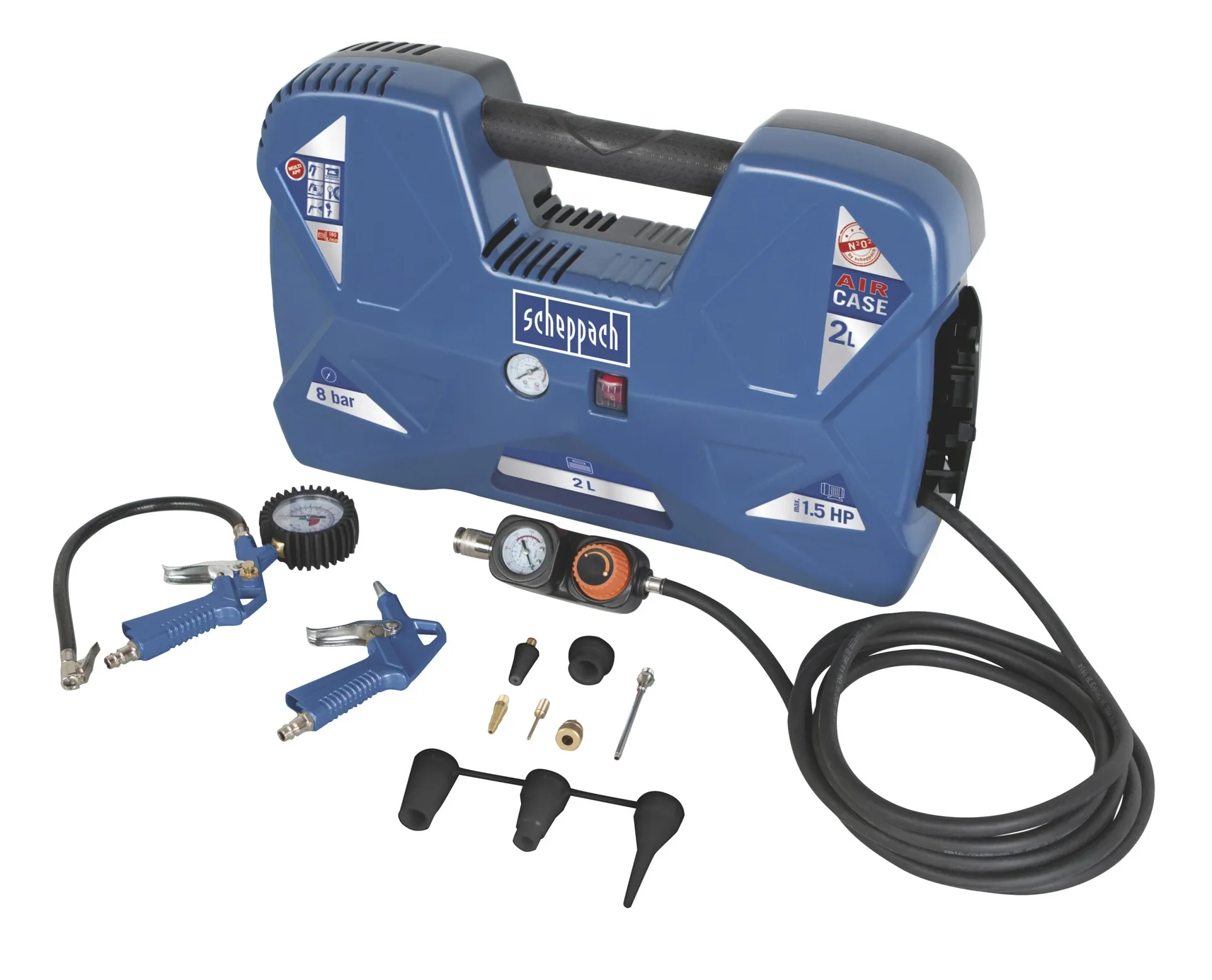 Mobiler Kompressor "Air Case", 8 bar, 230 Volt - 1