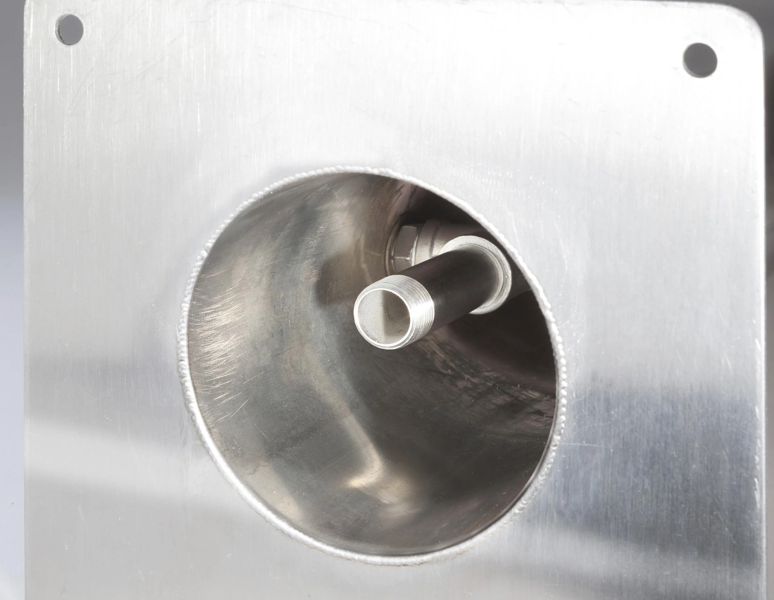 Wasserzapfsäule aus Edelstahl mit 2 Auslaufhähnen - 5