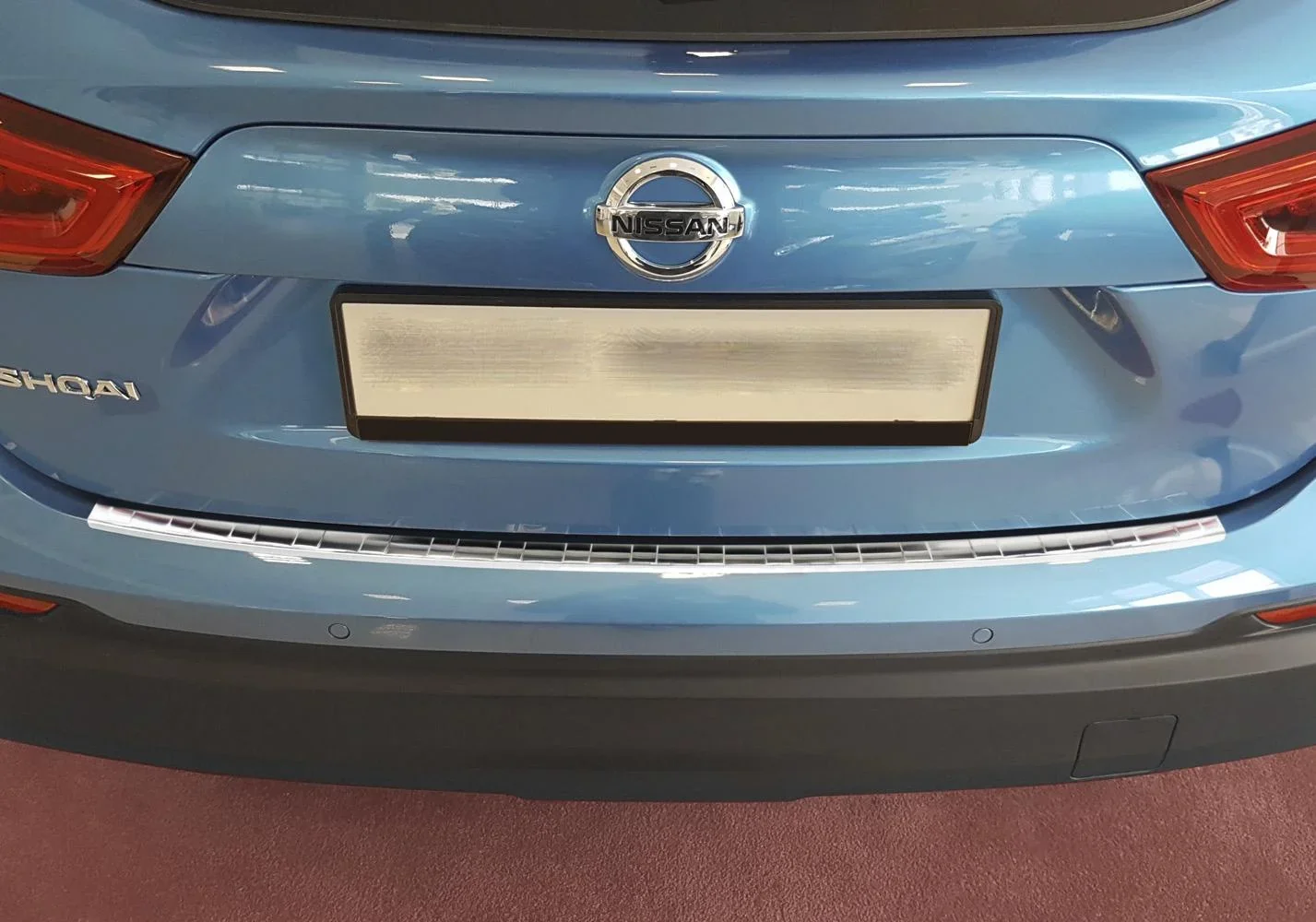 Ladekantenschutz Edelstahl für Nissan Qashqai - Baujahr 3/2017 > - 0