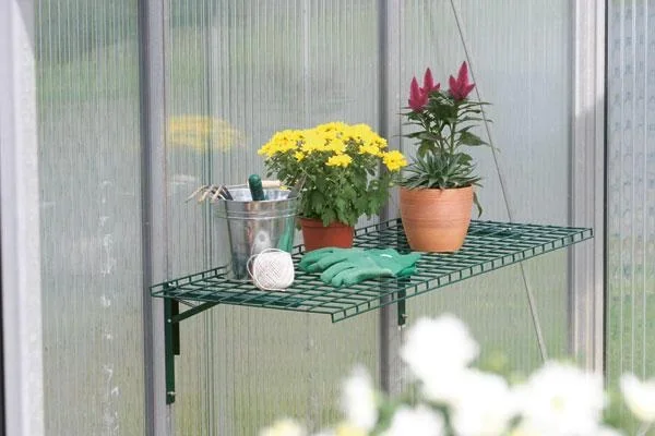 Gewächshaus Klapptisch, rostfrei, 40 x 120 cm - 2