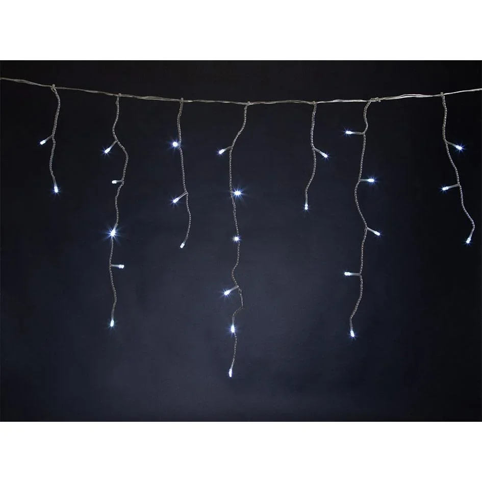 Vellight Weihnachtsbeleuchtung - 2 x 0,6 m - 72 LEDs - Weiß - Innen & Außen - 1