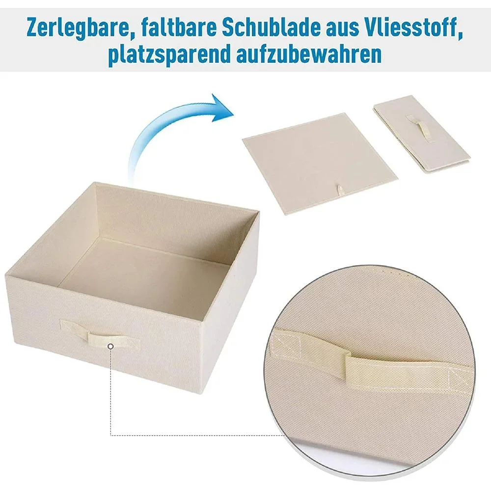 Kleiderständer Rollgarderobe mit Schubladen Hacken aus Metall+Holz weiß L99 x B47 x H185 cm - 1