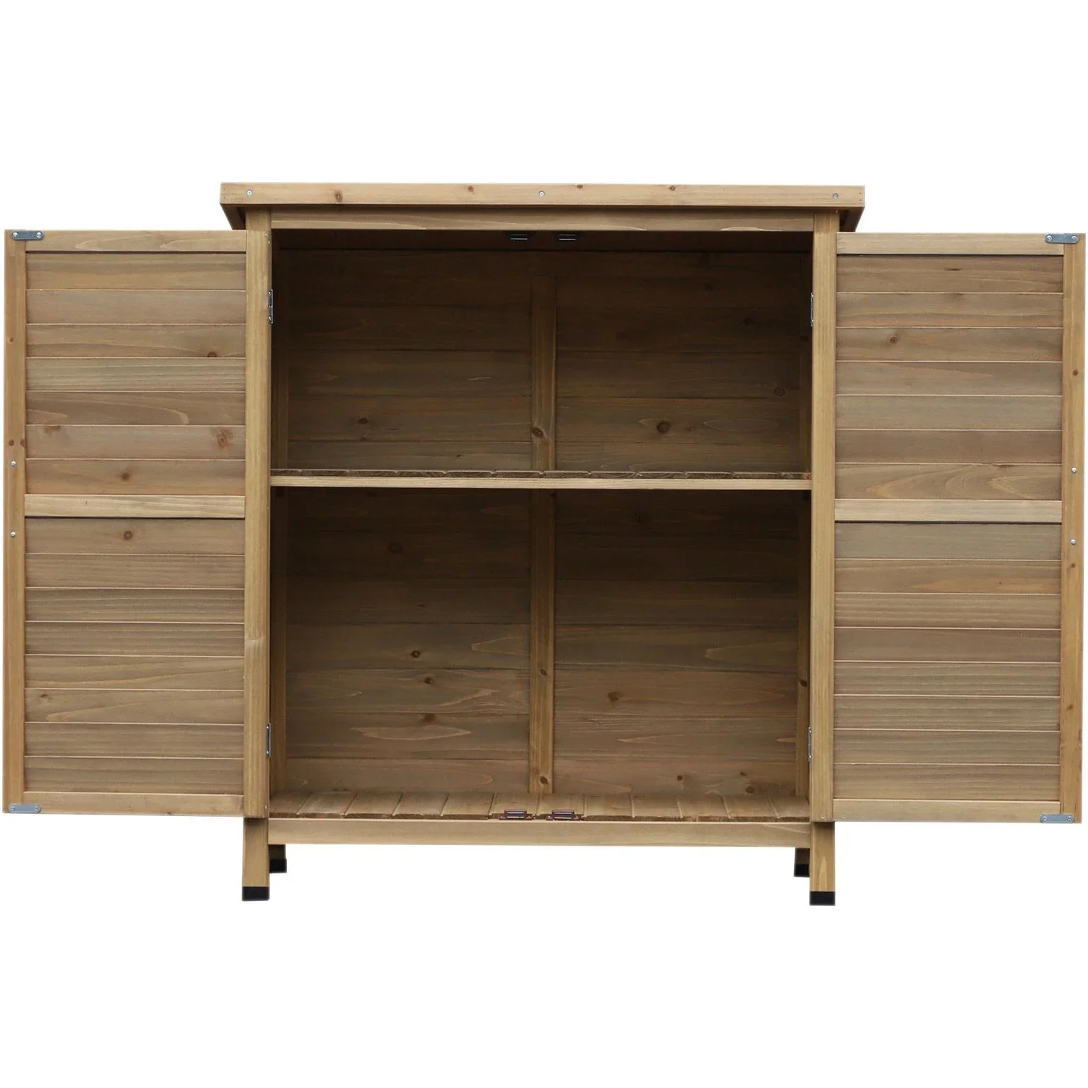 Geräteschrank mit Lamellentüren - 1