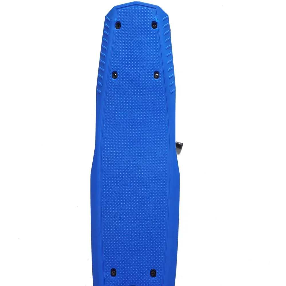 E-Scooter Tretroller Kinderroller Kinder Roller Metall Blau - 0