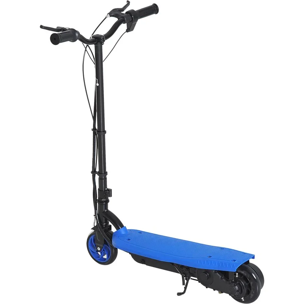 E-Scooter Tretroller Kinderroller Kinder Roller Metall Blau - 2