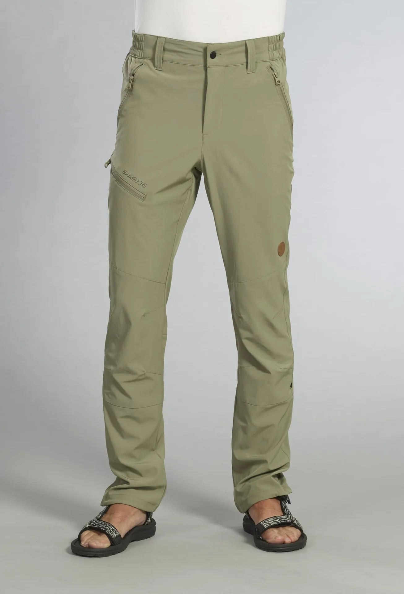 Outdoorhose Stretch, Farbe khaki, Gr.58 - 0