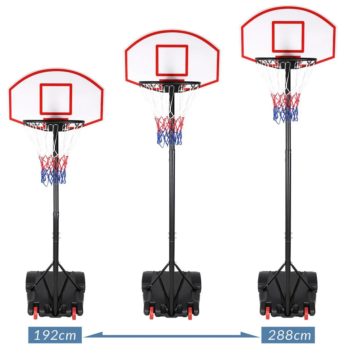 NL Basketballständer in der Höhe verstellbar Ringhöhe von 179-209cm - 2