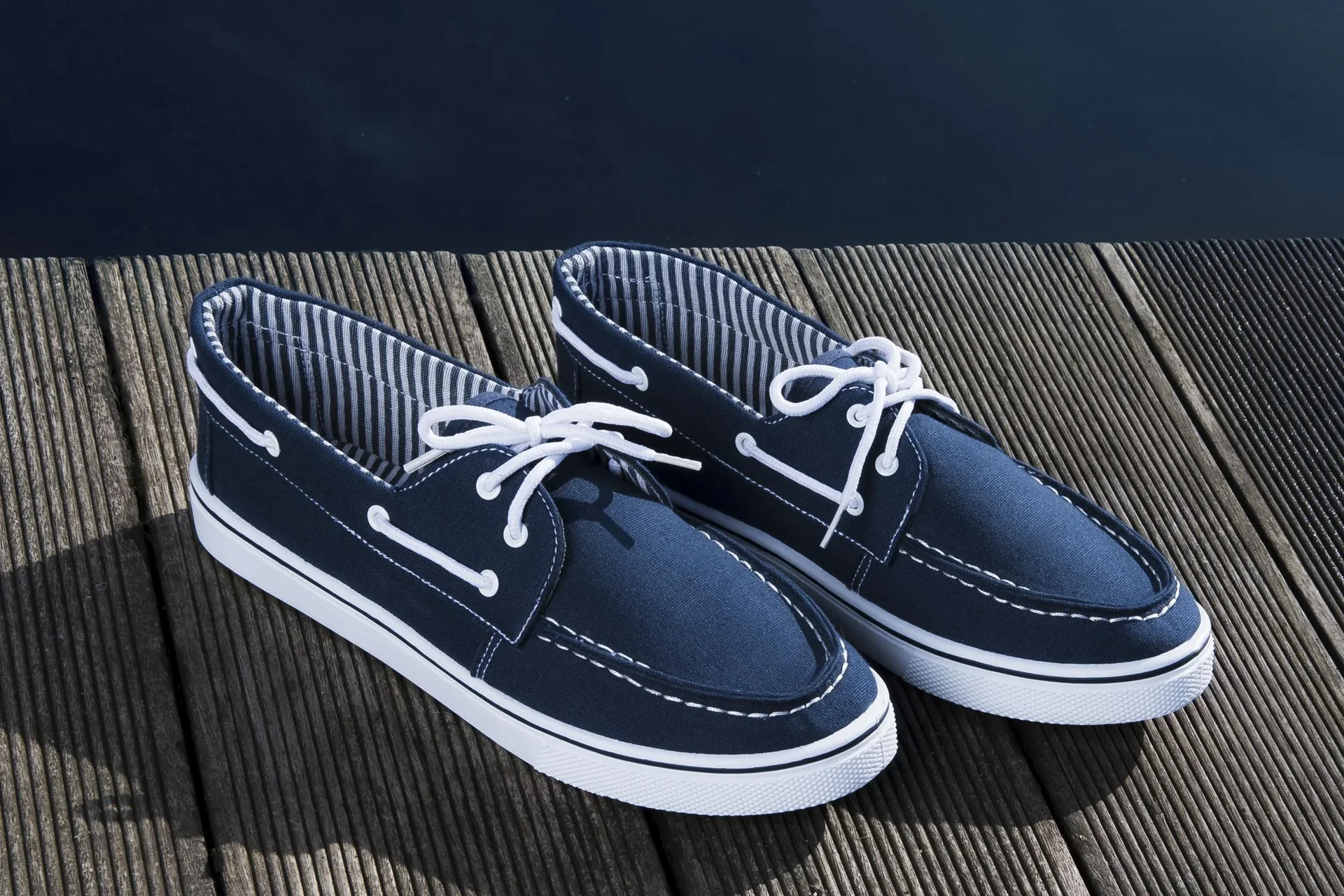 Bootsschuh, Farbe marine, Gr.43 - 1