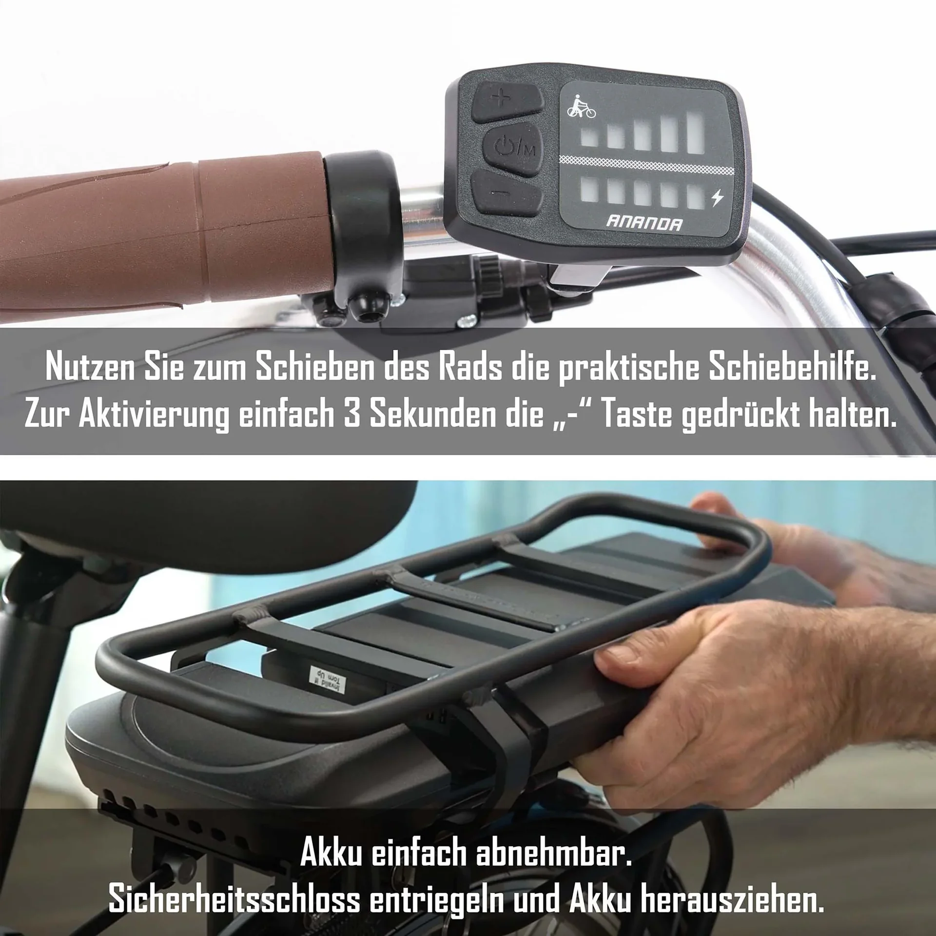 Unisex Alu-City E-Bike, 28 Zoll, 3-Gang Nabenschaltung, blau, RT530 - 3